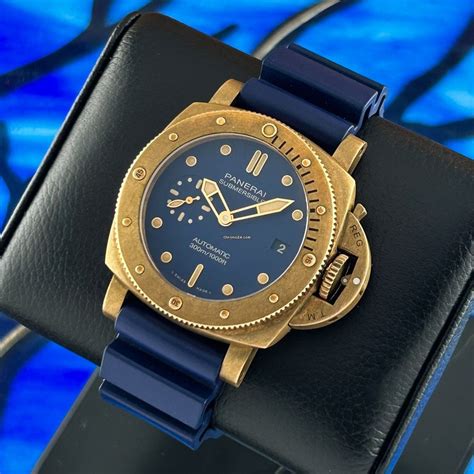 panerai bronzo blue abisso|Panerai bronzo abisso.